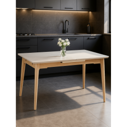 Стол Halmar из спеченного камня 140(180)х80