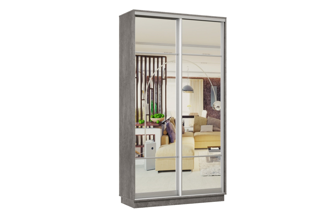 Шкафы-купе, Шкаф-купе Премьер Лайт 02 (11;11) двухдверный