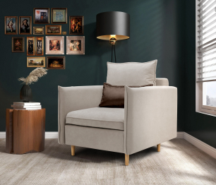 Кресло кровать Оливер, микровелюр