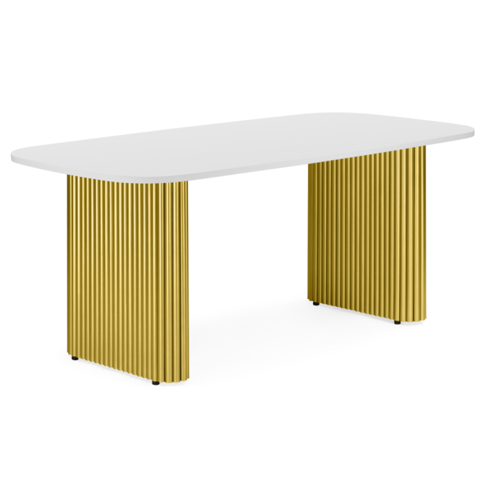 Обеденные столы, Деревянный стол Бавария 200*90 (золотые ноги)