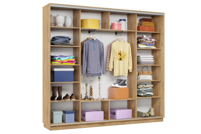 Шкаф-купе Премьер Лайт 57 (08;05;08) трехдверный