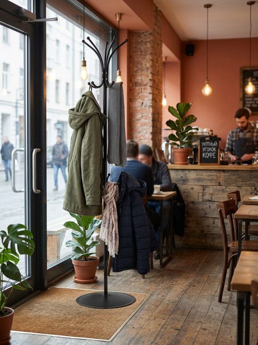 Напольные, Вешалка напольная Пико 4 черный