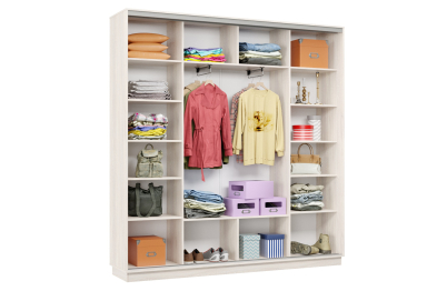 Шкаф-купе Премьер Лайт 33 (05;05;05) трехдверный