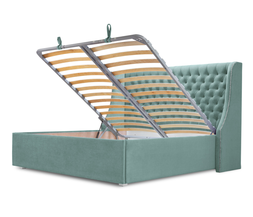 Мягкая кровать, Мягкая кровать Пандора 1600,микровелюр