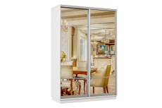 Шкафы-купе, Шкаф-купе Премьер Лайт 09 (11;11) двухдверный