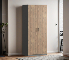 В спальню, Шкаф двухдверный Макс 1000 мм, вариант №3 (ЛДСП)