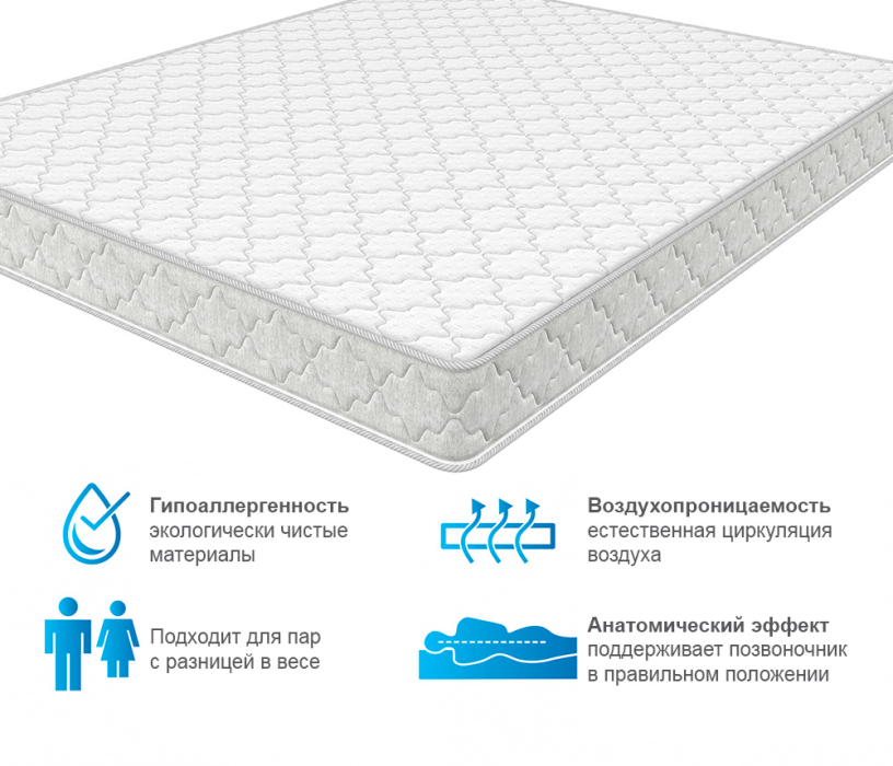 Другие размеры, Матрас Соня Матрасова Schaum TFK (Jacgard) 120х190 см