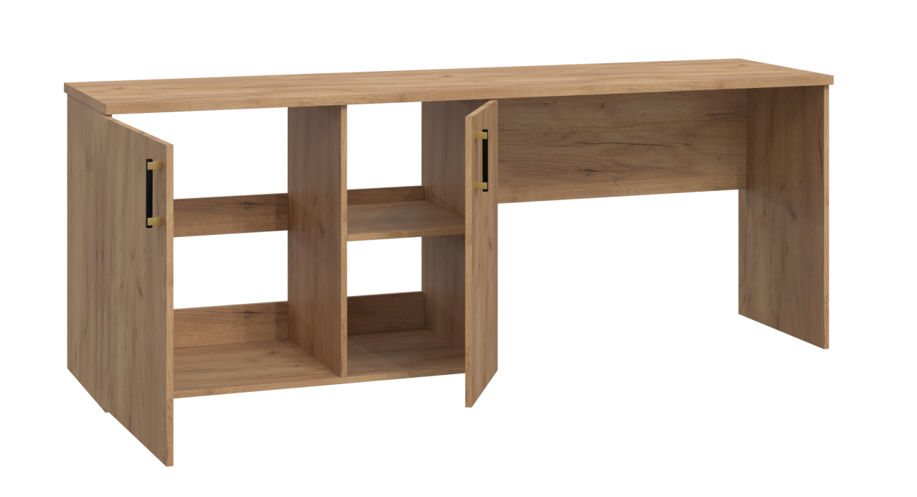 Прямые, Стол с двойной тумбой под холодильник Виктория ВИ-13