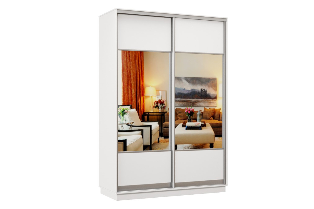 Шкафы-купе, Шкаф-купе Премьер 10 Белый