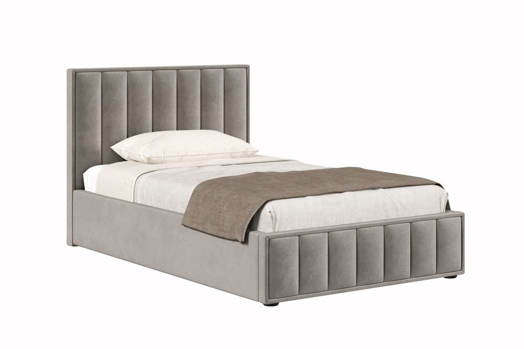 Мягкая кровать, Кровать Анкона 1200, велюр