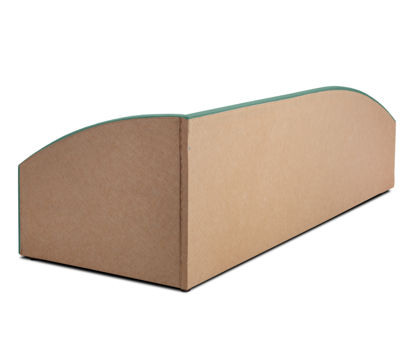 Мягкая кровать, Кровать тахта угловая Дельта с подъемным механизмом, велюр