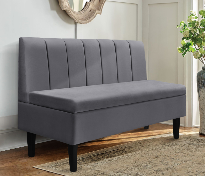 Диваны прямые, Диван прямой на ножках Лео 154, микровелюр