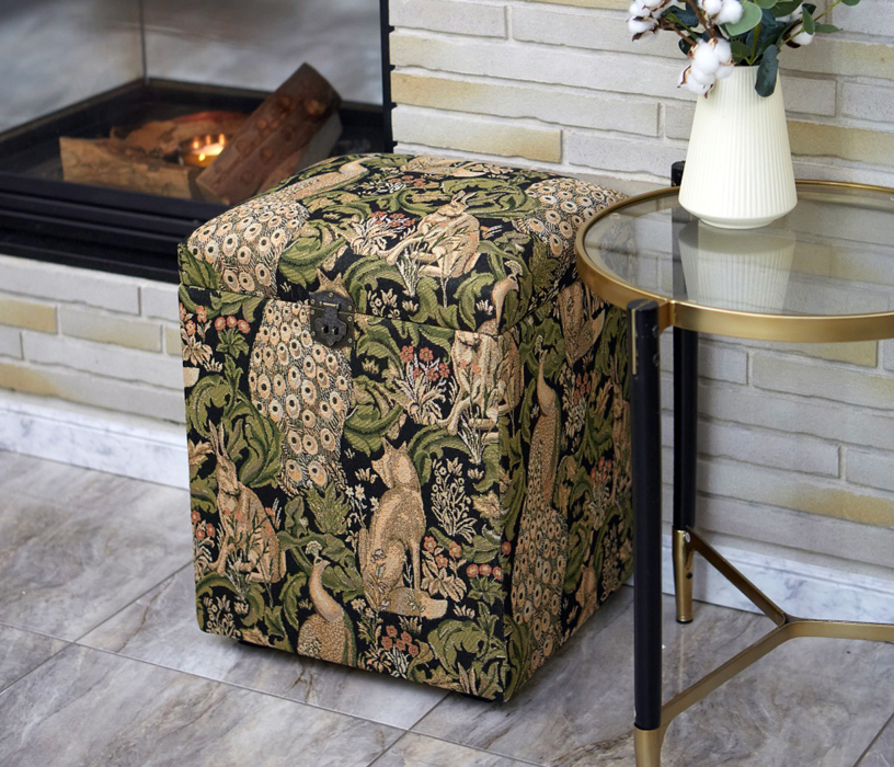 Банкетка в прихожую, Банкетка Павлин