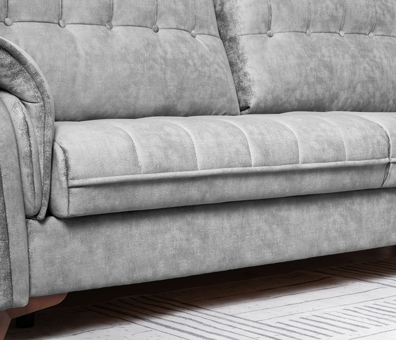 Диваны с ящиком для белья, Диван Дорис, Велюр Эверест