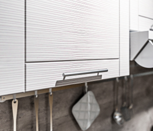 Кухонный гарнитур Натали Белый/МДФ Онденс/МетрополитанR5