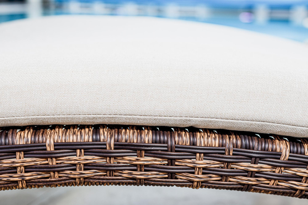 Шезлонги, Шезлонг AGATA коричневый с матрасом