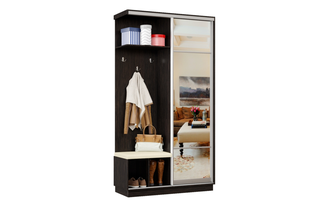 Прихожие, Прихожая Премьер 01 Лайт Мини 11 Левая Мягкая