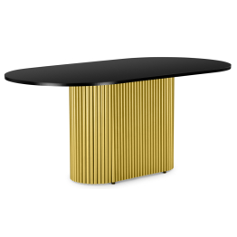 Стол Барон О 160 х 90 (золотые ноги)