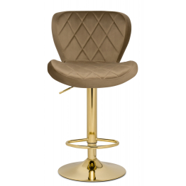 Барный стул Porch golden(велюр)