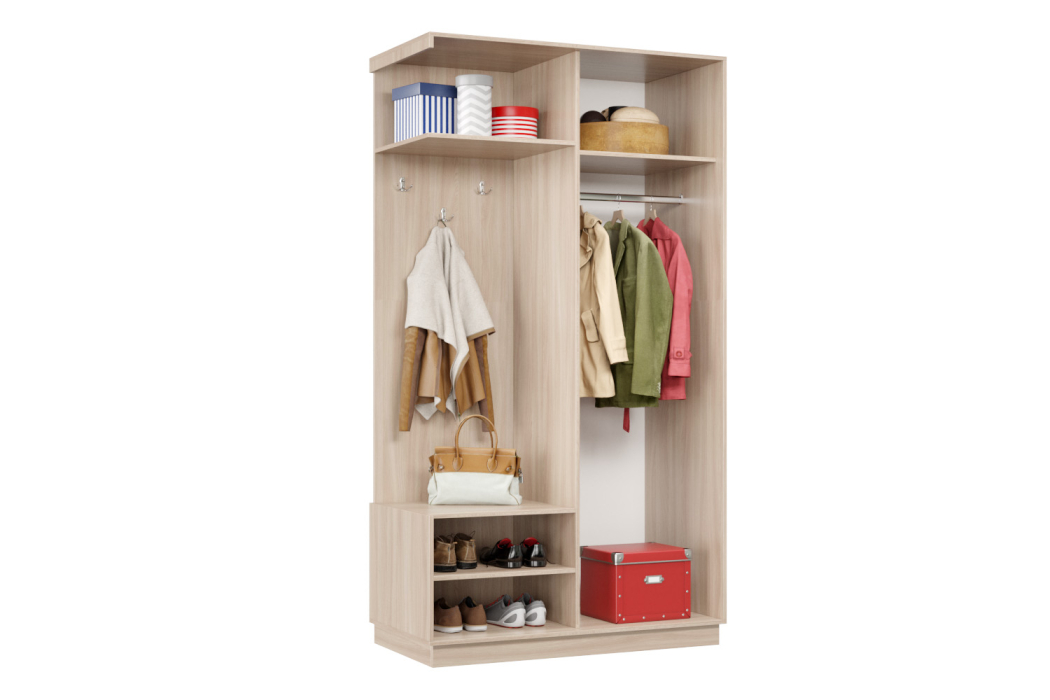 Прихожие, Прихожая Премьер 04 Лайт 08 Левая Мини