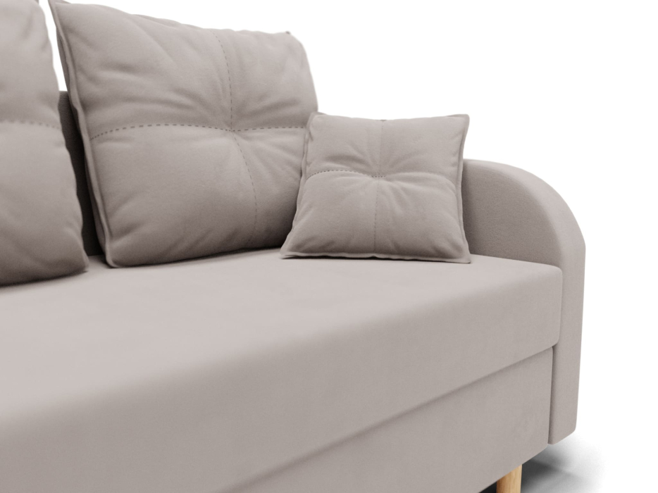 Диваны еврокнижки, Прямой диван Генри,еврокнижка,велюр