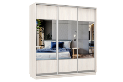 Шкаф-купе Премьер Лайт 36 (05;05;05) трехдверный