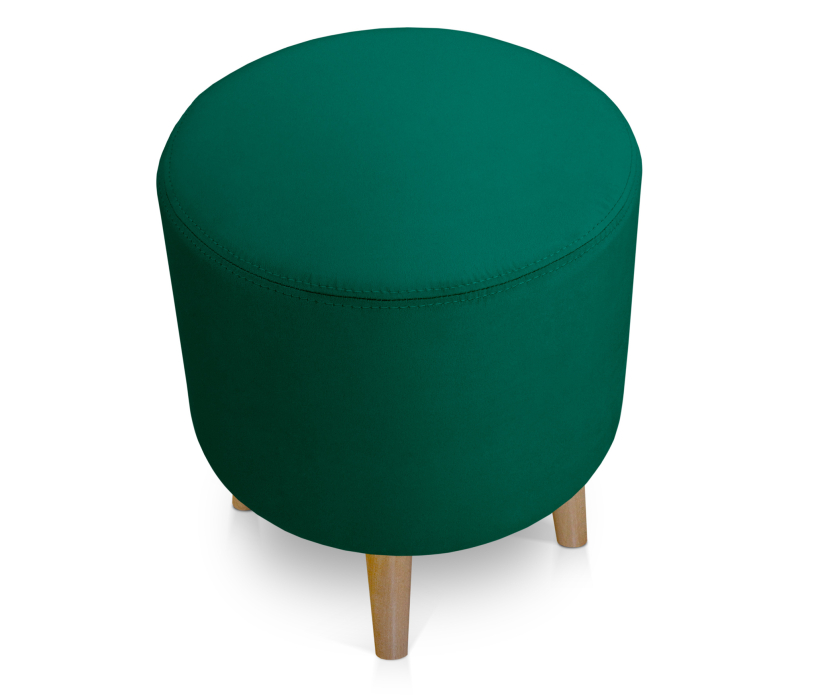 Банкетки, Пуфик круглый Ронд на высоких ножках, микровелюр