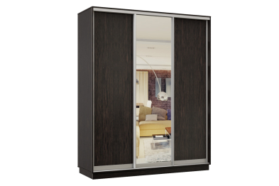 Шкаф-купе Премьер Лайт 25 (02;01;02) трехдверный