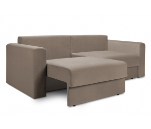 Диван кровать прямой модульный Мэдисон 2-хсекционный велюр