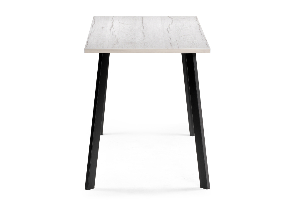 Обеденные столы, Стол деревянный Тринити Лофт 120 25 мм  (матовый черный)