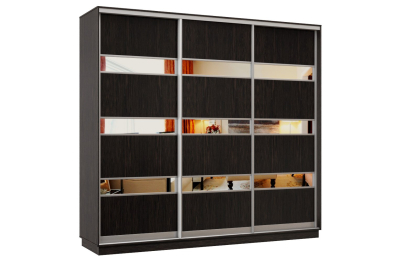 Шкаф-купе Премьер 33 (16;16;16) трёхдверный