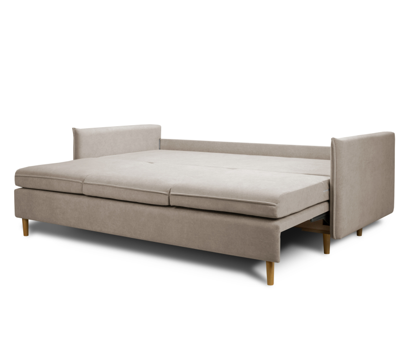 Диваны кровати со спальным местом, Диван кровать прямой Оливер,микровелюр