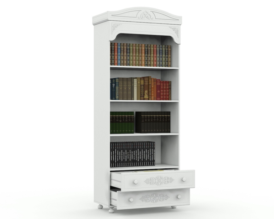 Шкафы пеналы, Шкаф-пенал открытый (Стеллаж) Ассоль АС-3