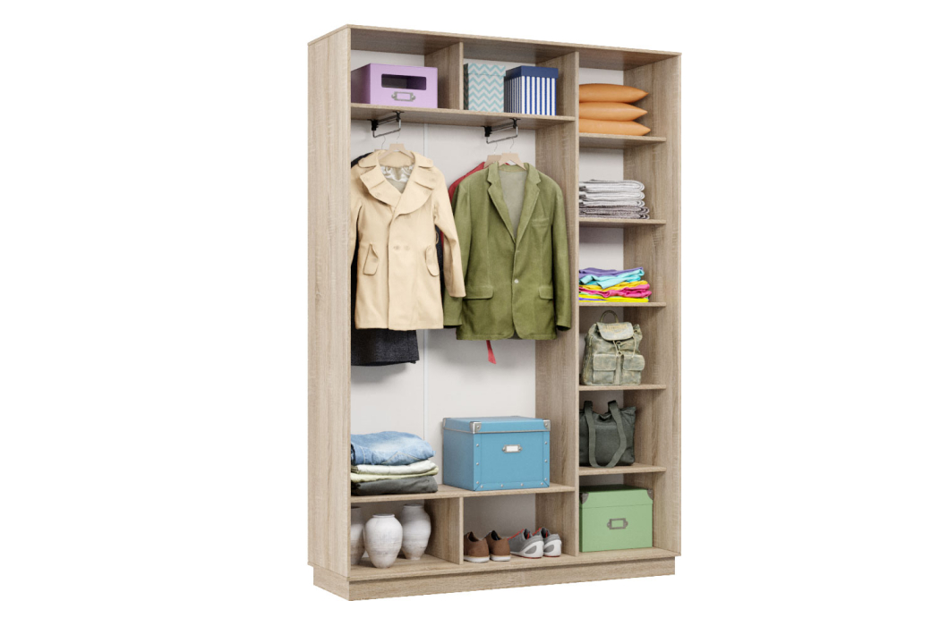 Шкафы-купе, Шкаф-купе Премьер Лайт 09 (05;05) двухдверный