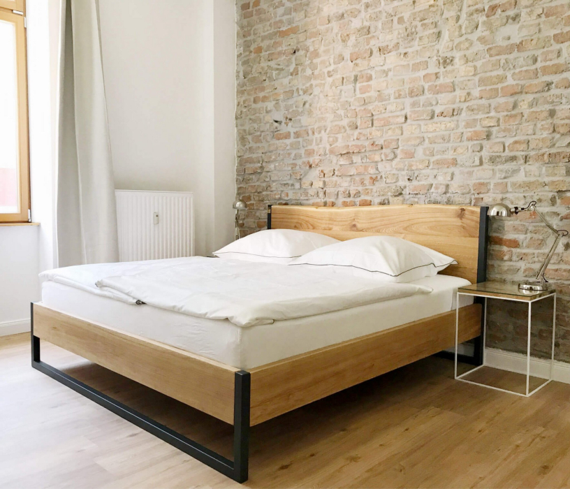 Кровати 140 см, Кровать в стиле лофт Ардено 1.4