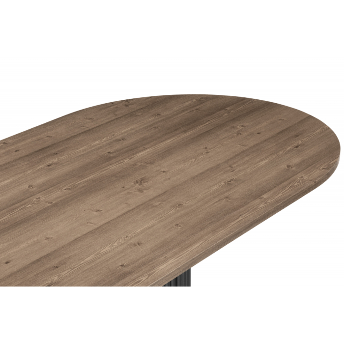 Обеденные столы, Стол Барон О 200 х 90 (черные ноги)