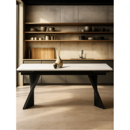 Керамический стол Вейв 160(220)х89х75