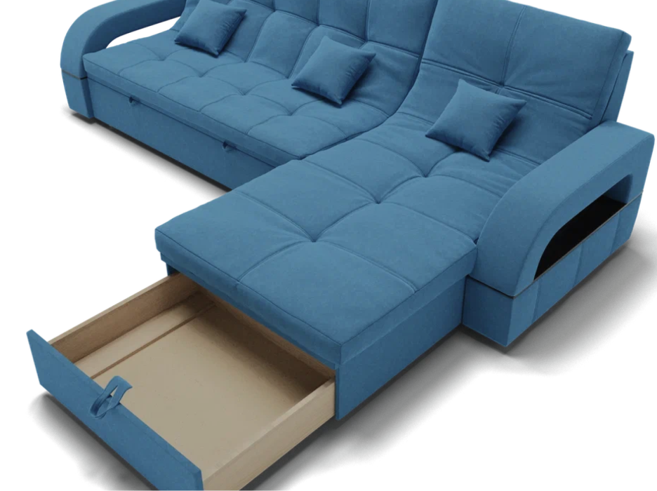 Диваны модульные угловые, Модульный диван Майами-2,микровелюр,антивандальная ткань,венеция