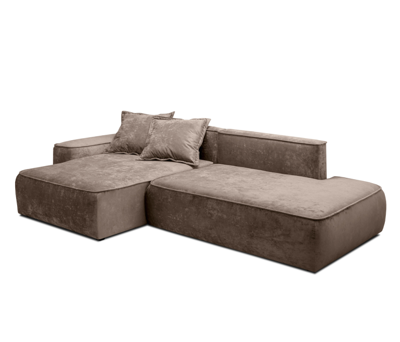 Диваны еврокнижки, Диван угловой "Бали"со спальным местом, микровелюр