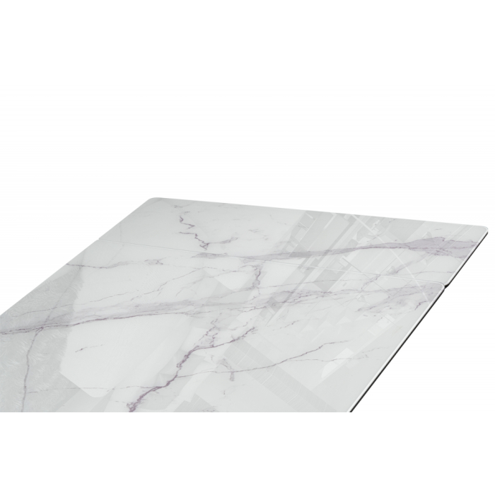 Обеденные столы, Стеклянный стол Вейв 140(200)х80