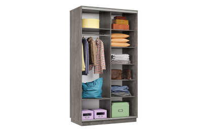 Шкаф-купе Премьер Лайт МИНИ 04 (08;08) двухдверный