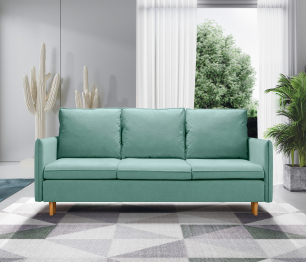 Диван кровать прямой Оливер,микровелюр