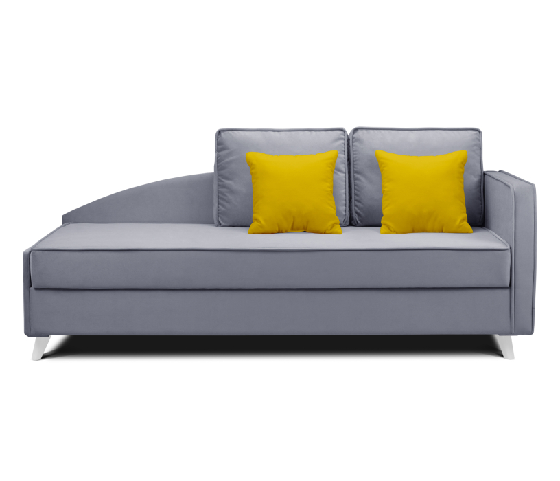 Мягкая кровать, Кровать тахта угловая Альфа  с подъемным механизмом, микровелюр