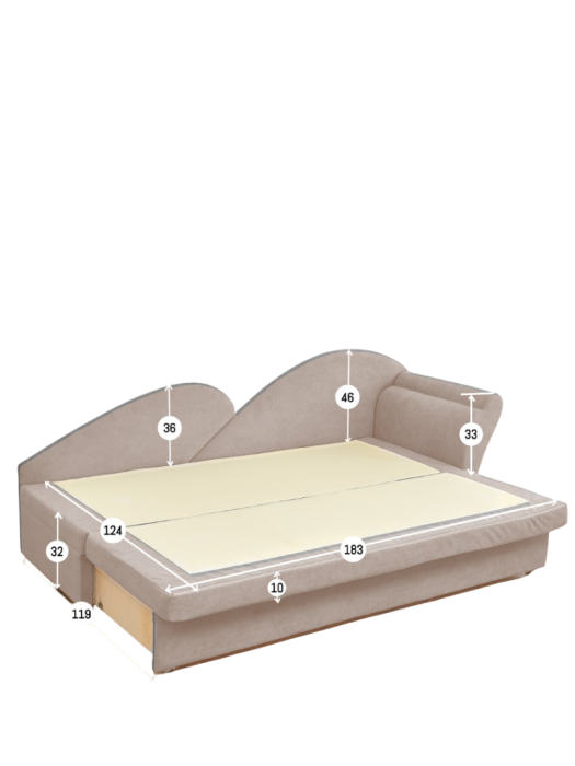 Диваны угловые кухонные, Диван 2212 правый угол