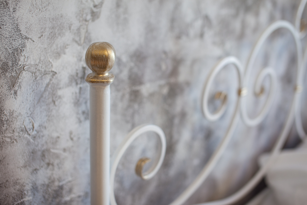 Кованые кровати, Кованая кровать Флоренция 1.8 с двумя спинками