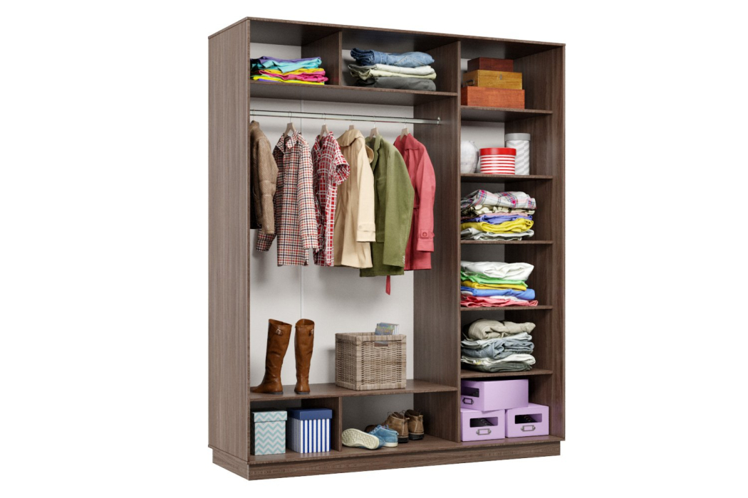 Шкафы-купе, Шкаф-купе Премьер 24 (14;14;14) трёхдверный