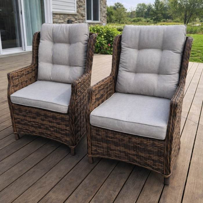 Кресла, Кресло NICOLE коричневое