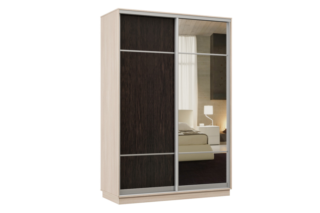 Шкафы-купе, Шкаф-купе Премьер Лайт 01 (08;11) двухдверный