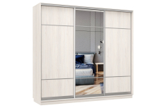 Шкафы-купе 3-х дверные, Шкаф-купе Премьер Лайт 57 (08;11;08) трехдверный