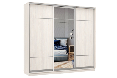 Шкаф-купе Премьер Лайт 57 (08;11;08) трехдверный